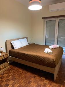 מיטה או מיטות בחדר ב-Casa da Fonte