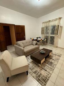 Кът за сядане в Appartement Cozy à Medina