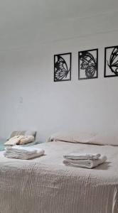 Postel nebo postele na pokoji v ubytování Alojamiento Newenquen