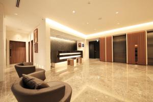 Posezení v ubytování Hotel Sunroute Ginza