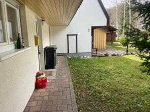 Vonkajšia záhrada v ubytovaní Katarina's cozy bungalov