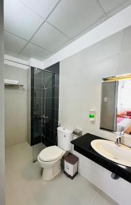 Koupelna v ubytování Dalat ECO Hotel 2