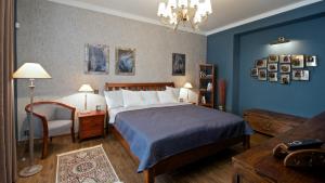 Postel nebo postele na pokoji v ubytování Redfoxapartment Central