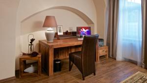 TV a/nebo společenská místnost v ubytování Redfoxapartment Central