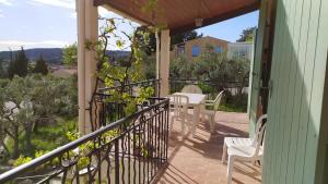 Balkon oz. terasa v nastanitvi Manosque: Maison en Provence avec superbe vue