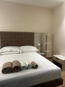 Postel nebo postele na pokoji v ubytování Shabby Home
