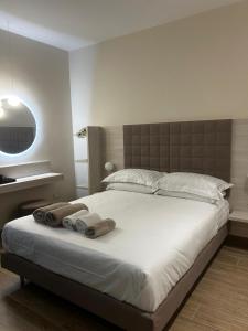 Postel nebo postele na pokoji v ubytování Shabby Home