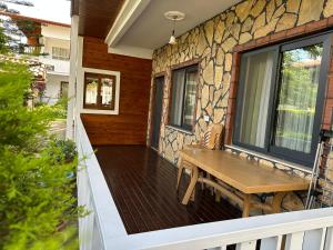 Balkón nebo terasa v ubytování Palm Konak Hotel