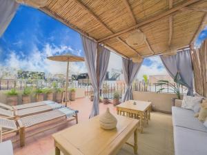 Balkón nebo terasa v ubytování Riad & SPA Privé - La Perle d'Orane - Marrakech