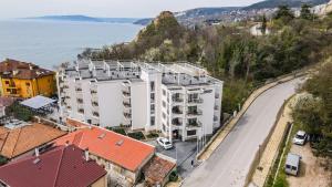an apartment building with a solarium on top of it at Hotel Samara with Relax area in Balchik