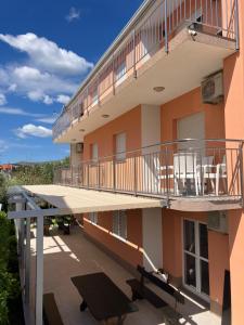 Balkón nebo terasa v ubytování Apartments & Rooms Seaside