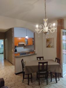 A kitchen or kitchenette at Vallese Holiday Home Apartment Maiori