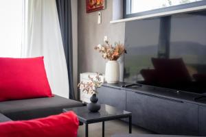 TV a/nebo společenská místnost v ubytování Villa Lapis Hvar