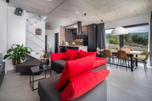 Posezení v ubytování Villa Lapis Hvar