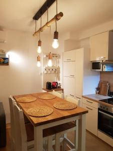 Kuchyň nebo kuchyňský kout v ubytování Apartman Relax view Dramalj, Crikvenica