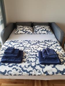 Postel nebo postele na pokoji v ubytování Apartman Relax view Dramalj, Crikvenica