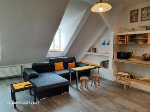 Posezení v ubytování Skromný apartmán v centru Chebu, 3. Floor