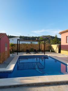 Bazén v ubytování les berreries nebo v jeho okolí