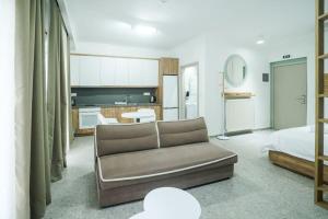 吉昂尼查的住宿－the 203，客厅配有沙发和1张床