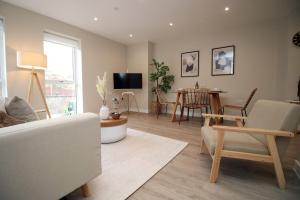 Зона вітальні в Casablanca 5 - Cardiff Bay - 1 Bed Apartment