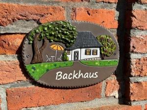 Certifikát, hodnocení, plakát nebo jiný dokument vystavený v ubytování Landhaus up de Warft - Backhaus