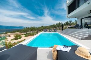 Bazén v ubytování Villa Lapis Hvar nebo v jeho okolí