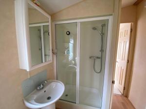 Koupelna v ubytování Caravan SK 110