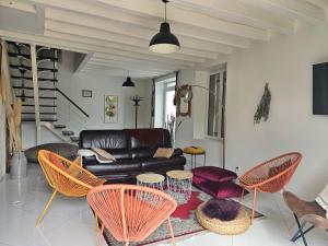 Χώρος καθιστικού στο Comme à la maison