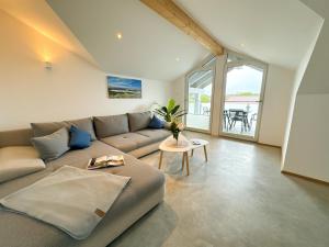 Posezení v ubytování Ferienwohnung Eggstätt