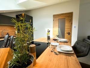 Posezení v ubytování Ferienwohnung Eggstätt