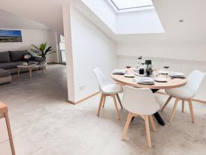 Posezení v ubytování Ferienwohnung Eggstätt