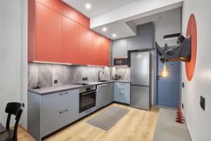 A kitchen or kitchenette at Sea Moreto Apartment 2
