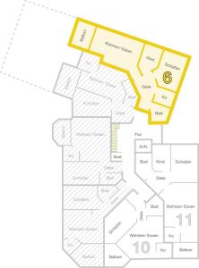 un plan del emplazamiento propuesto de la nueva sinagoga en Apartment 06 - Ferienresidenz Roseneck, 2 Schlafzimmer, mit Schwimmbad in Todtnauberg bei Feldberg en Todtnauberg
