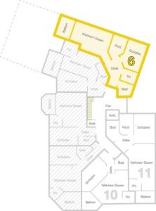 a plan of the proposed site of the new synagogue at Apartment 06 - Ferienresidenz Roseneck, 2 Schlafzimmer, mit Schwimmbad in Todtnauberg bei Feldberg in Todtnauberg