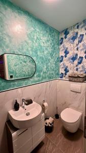 Bathroom sa Apartment Aura Spa