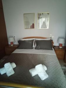 Cama o camas de una habitación en EvropisHouse