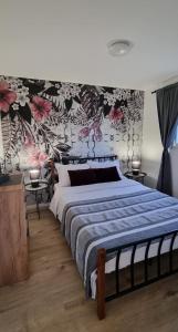 Postel nebo postele na pokoji v ubytování Relax House Lara in Krapinske Toplice