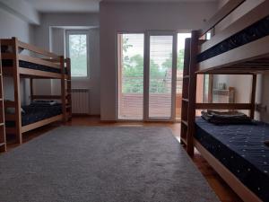 Postel nebo postele na pokoji v ubytování Railway Hostel