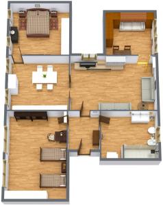 Plán poschodí v ubytovaní DolceVita Apartments N 496