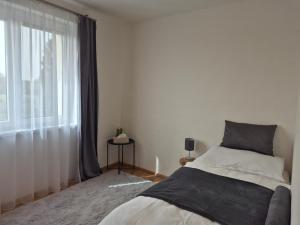 En eller flere senge i et værelse på Apartmán Vital na Pálavě - ubytování & životní restart