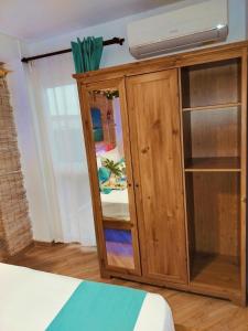 Łóżko lub łóżka w pokoju w obiekcie Wonder Nerja Paraiso Apartamento