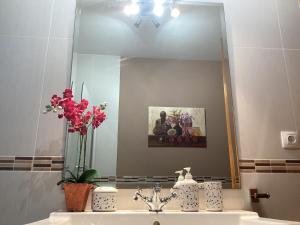 Koupelna v ubytování EL HOGAR DE LA CASTAÑERA + 13 fotografií