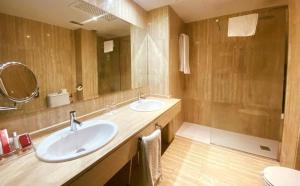 Koupelna v ubytování Hotel Doña Teresa