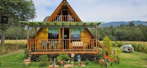 Zahrada ubytování Cabaña el rincon de la abuela