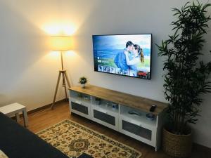 TV a/nebo společenská místnost v ubytování Casa de Férias MariCeu Mirandela + 44 fotografií