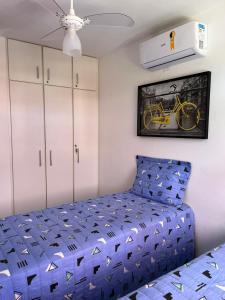 Postel nebo postele na pokoji v ubytování Guarajuba- Pé na Areia . Condoninio- Genipabu Summer House- o melhor condominio da região