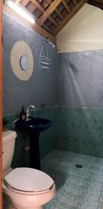Vonios kambarys apgyvendinimo įstaigoje Casa H Rinconcito Mazunte