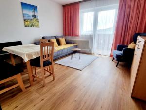 Posezení v ubytování Ferienhaus Panorama