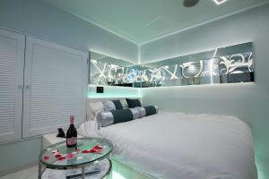 Postel nebo postele na pokoji v ubytování Hotel Blanche 大人専用 Adult only hotel