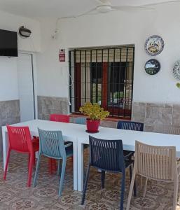 TV a/nebo společenská místnost v ubytování Casa unifamiliar en Calafell